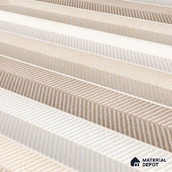 Faux Subway  Tile TL 07243 Crayon 5001 Luster 1 ft x 1 ft Ceramic Matte Finish - 9 mm |Random 4 | 2 mm Spacer is Mandatory | Please Expect a Slight Variation of Pattern (Sample)